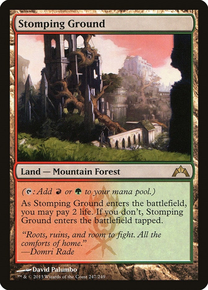 Image for Stomping Ground (Gatecrash) (247) - Magic: The Gathering
