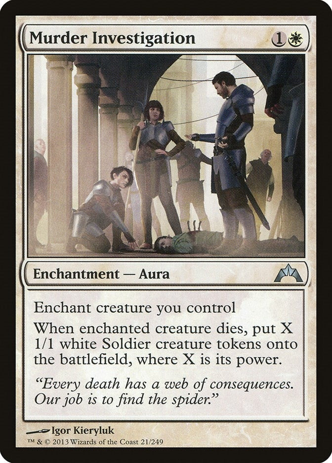 Image for Murder Investigation (Gatecrash) (21) - Magic: The Gathering
