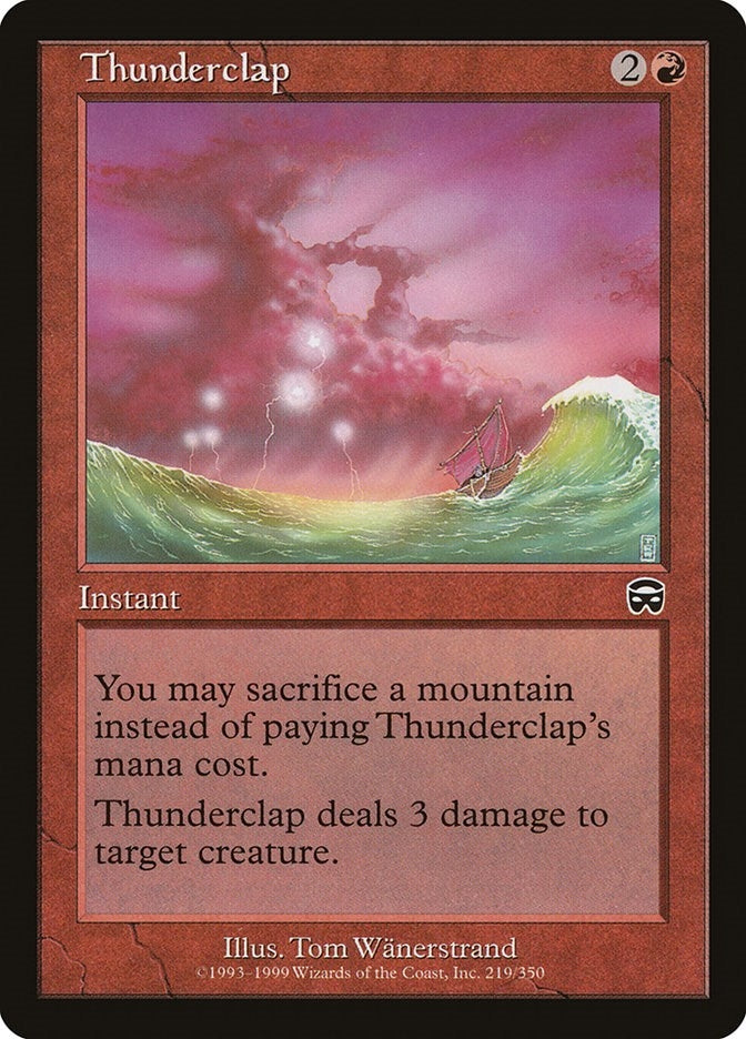 Image for Thunderclap (Mercadian Masques) (219) - Magic: The Gathering