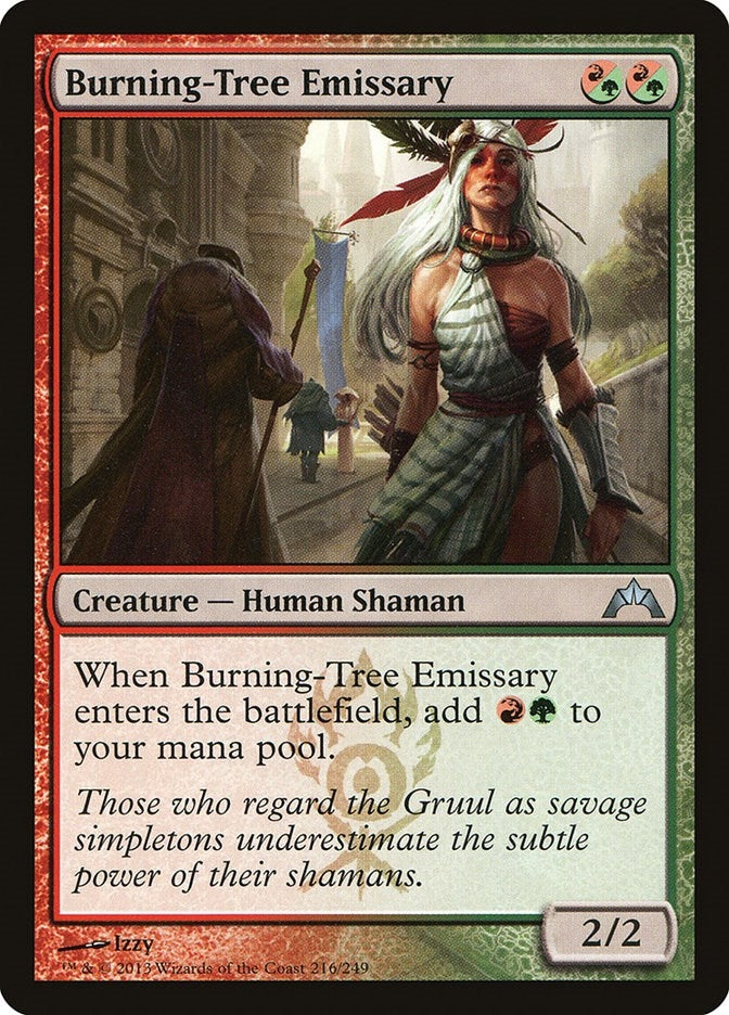 Image for Burning-Tree Emissary (Gatecrash) (216) - Magic: The Gathering