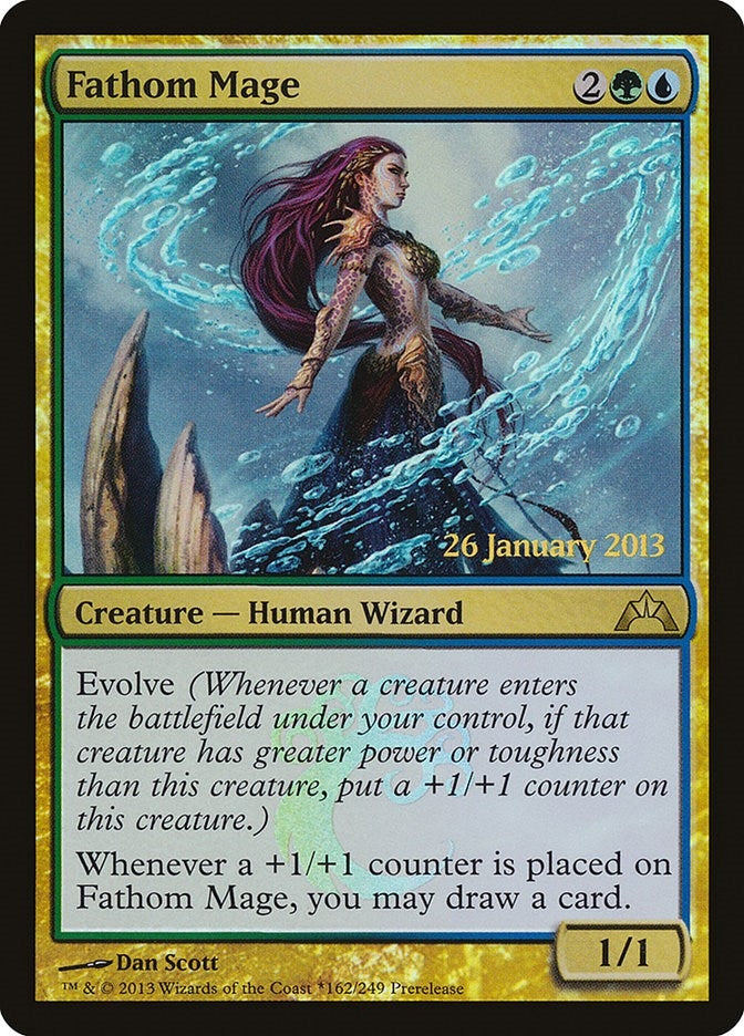 Image for Fathom Mage (Prerelease Cards) (162) - Magic: The Gathering