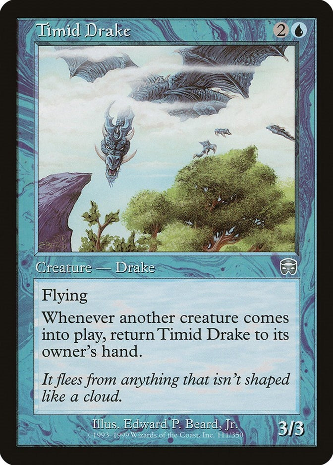 Image for Timid Drake (Mercadian Masques) (111) - Magic: The Gathering