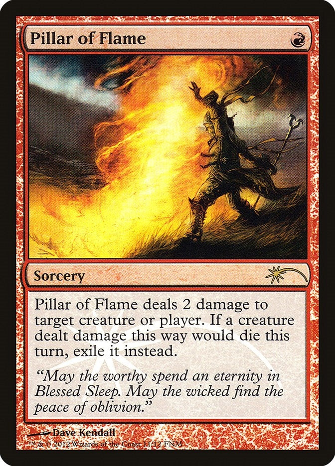 Image for Pillar of Flame (FNM Promos) (11) - Magic: The Gathering