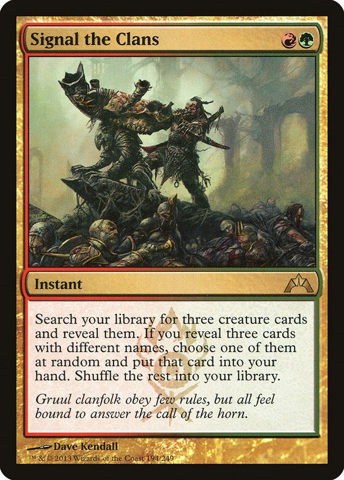 Image for Signal the Clans (Gatecrash) (194) - Magic: The Gathering