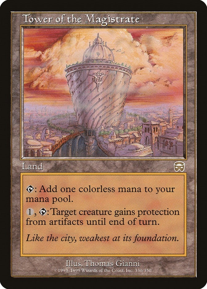 Image for Tower of the Magistrate (Mercadian Masques) (330) - Magic: The Gathering