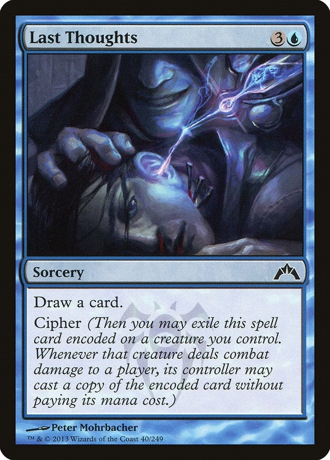 Image for Last Thoughts (Gatecrash) (40) - Magic: The Gathering