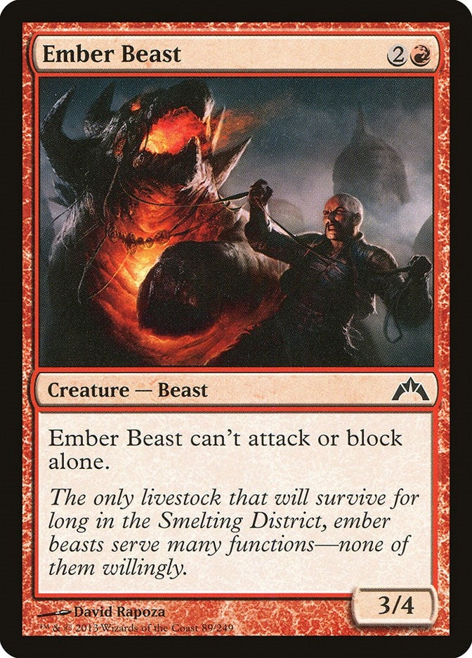 Image for Ember Beast (Gatecrash) (89) - Magic: The Gathering