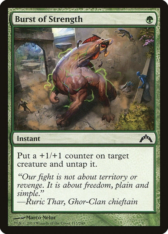 Image for Burst of Strength (Gatecrash) (115) - Magic: The Gathering