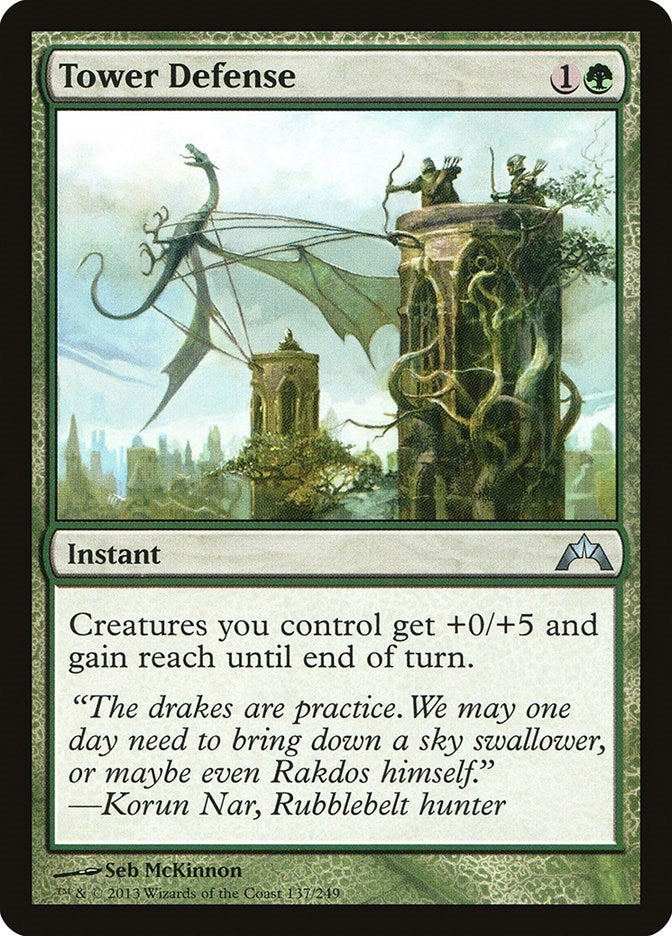 Image for Tower Defense (Gatecrash) (137) - Magic: The Gathering