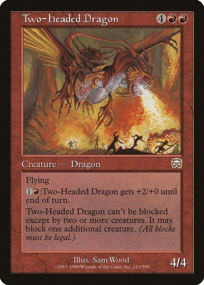 Image for Two-Headed Dragon (Mercadian Masques) (221) - Magic: The Gathering
