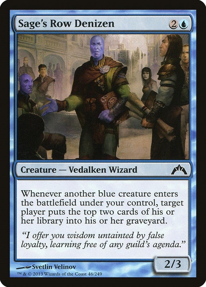 Image for Sage's Row Denizen (Gatecrash) (46) - Magic: The Gathering