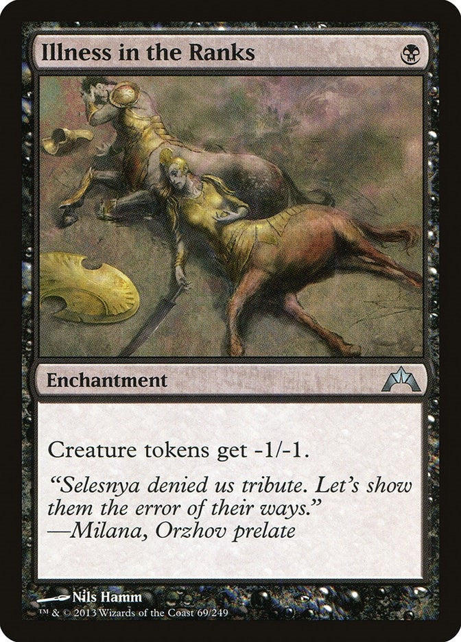 Image for Illness in the Ranks (Gatecrash) (69) - Magic: The Gathering