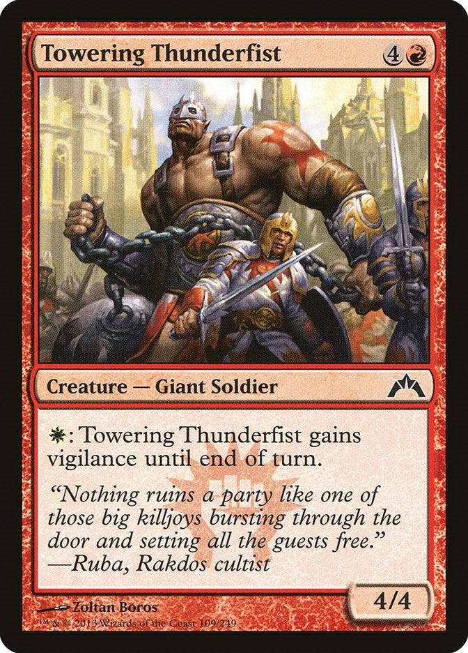 Image for Towering Thunderfist (Gatecrash) (109) - Magic: The Gathering