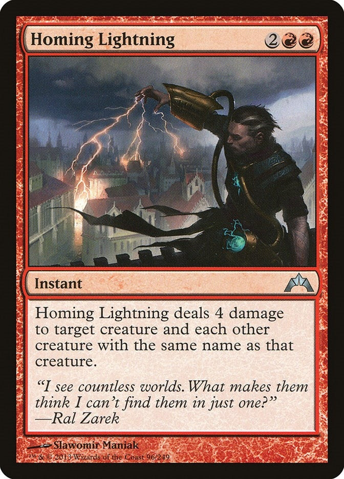 Image for Homing Lightning (Gatecrash) (96) - Magic: The Gathering