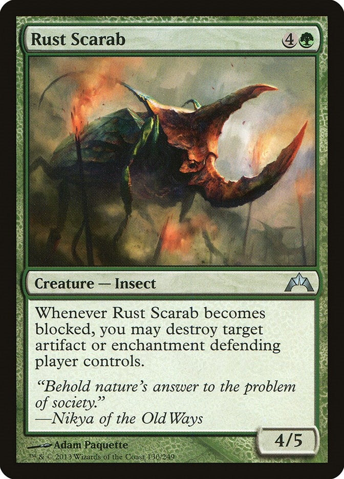 Image for Rust Scarab (Gatecrash) (130) - Magic: The Gathering