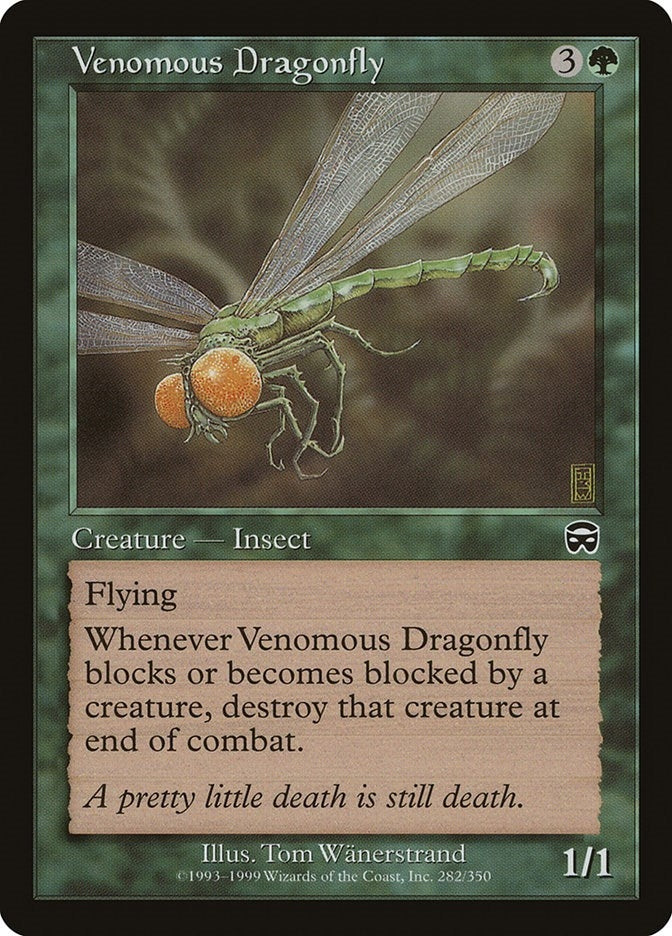 Image for Venomous Dragonfly (Mercadian Masques) (282) - Magic: The Gathering