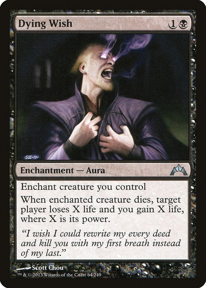 Image for Dying Wish (Gatecrash) (64) - Magic: The Gathering