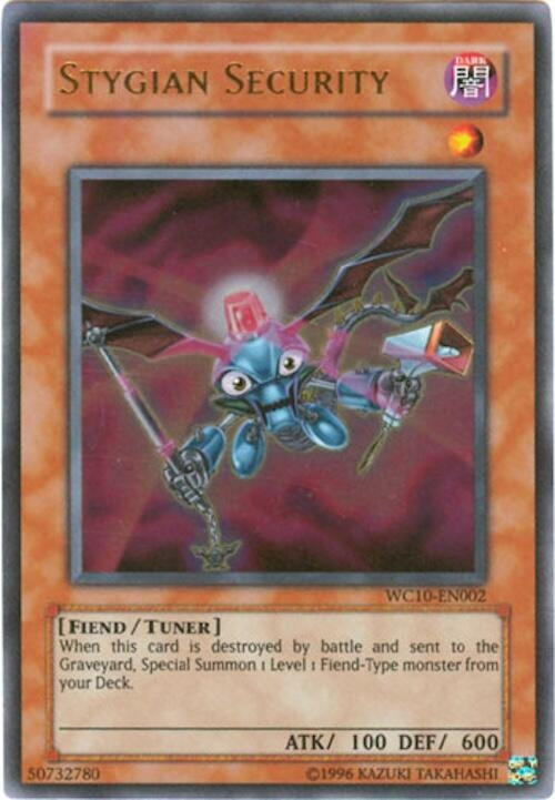 Image for Stygian Security (Yu-Gi-Oh! Video Game Promotional Cards) (WC10-EN002) - YuGiOh