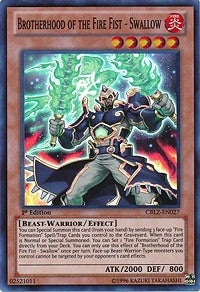 Image for Brotherhood of the Fire Fist - Swallow (Cosmo Blazer) (CBLZ-EN027) - YuGiOh