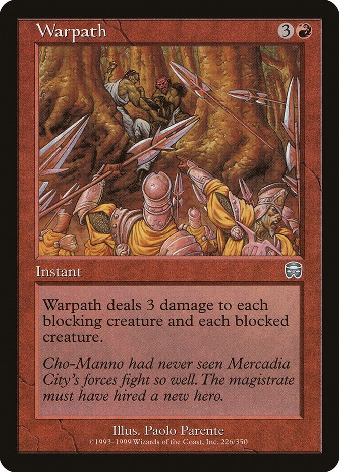 Image for Warpath (Mercadian Masques) (226) - Magic: The Gathering