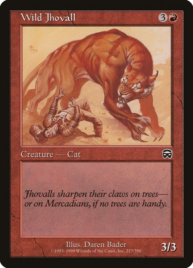 Image for Wild Jhovall (Mercadian Masques) (227) - Magic: The Gathering