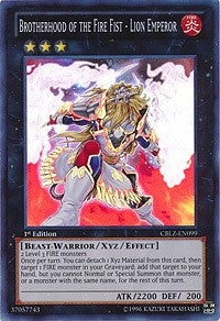 Image for Brotherhood of the Fire Fist - Lion Emperor (Cosmo Blazer) (CBLZ-EN099) - YuGiOh