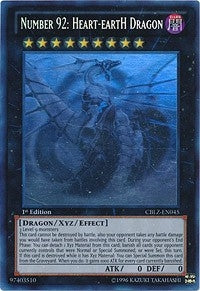 Image for Number 92: Heart-eartH Dragon (Ghost Rare) (Cosmo Blazer) (CBLZ-EN045) - YuGiOh