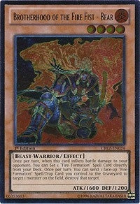 Image for Brotherhood of the Fire Fist - Bear (UTR) (Cosmo Blazer) (CBLZ-EN024) - YuGiOh