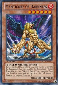 Image for Manticore of Darkness (Structure Deck: Onslaught of the Fire Kings) (SDOK-EN005) - YuGiOh