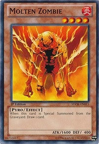 Image for Molten Zombie (Structure Deck: Onslaught of the Fire Kings) (SDOK-EN015) - YuGiOh