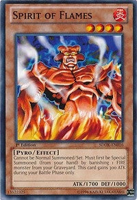 Image for Spirit of Flames (Structure Deck: Onslaught of the Fire Kings) (SDOK-EN016) - YuGiOh