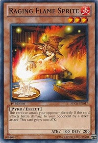 Image for Raging Flame Sprite (Structure Deck: Onslaught of the Fire Kings) (SDOK-EN017) - YuGiOh