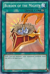 Image for Burden of the Mighty (Structure Deck: Onslaught of the Fire Kings) (SDOK-EN030) - YuGiOh