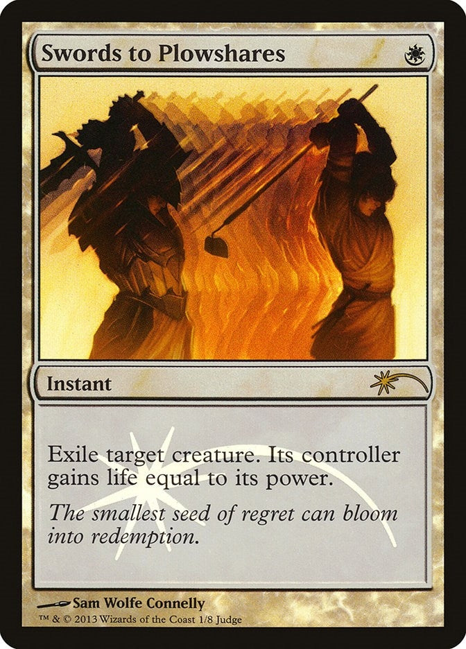 Image for Swords to Plowshares (Judge Promos) (1) - Magic: The Gathering