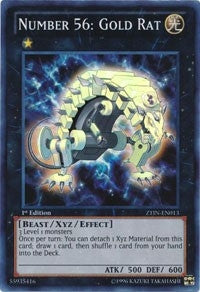 Image for Number 56: Gold Rat (2013 Zexal Collection Tin) (ZTIN-EN013) - YuGiOh