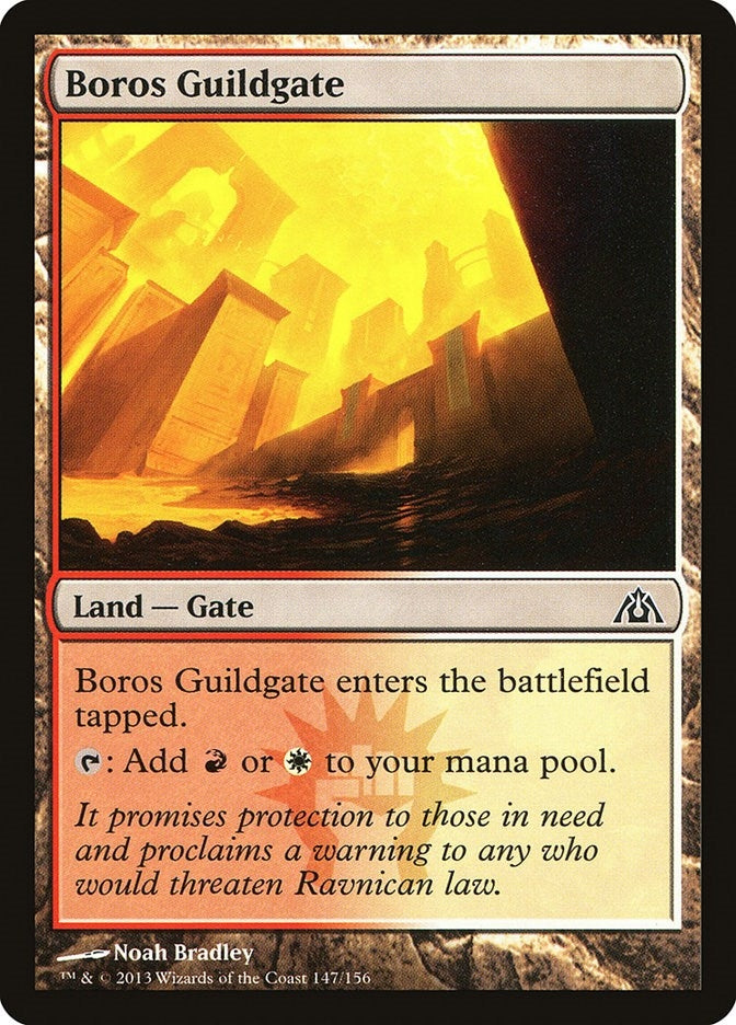 Image for Boros Guildgate (Dragon's Maze) (147) - Magic: The Gathering