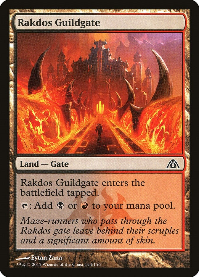 Image for Rakdos Guildgate (Dragon's Maze) (154) - Magic: The Gathering