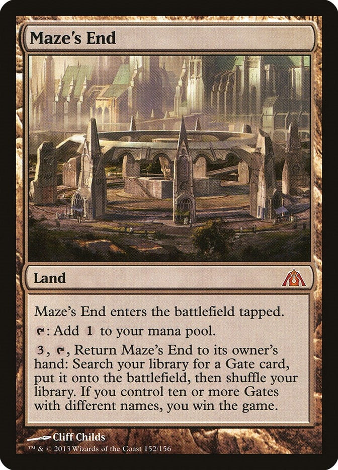 Image for Maze's End (Dragon's Maze) (152) - Magic: The Gathering
