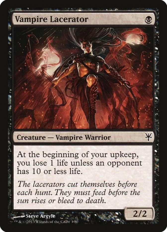 Image for Vampire Lacerator (Duel Decks: Sorin vs. Tibalt) (3) - Magic: The Gathering