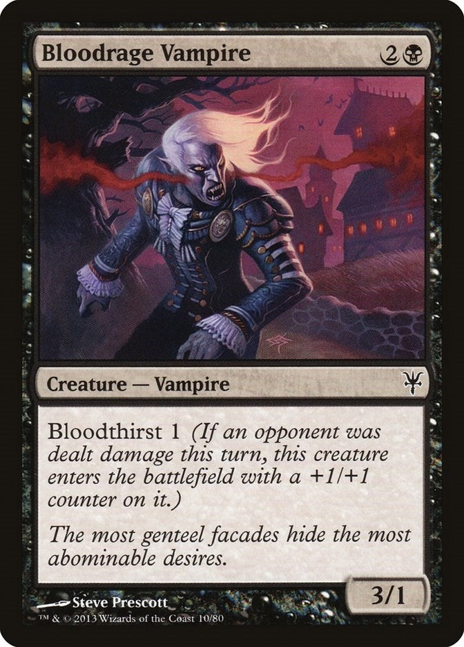 Image for Bloodrage Vampire (Duel Decks: Sorin vs. Tibalt) (10) - Magic: The Gathering