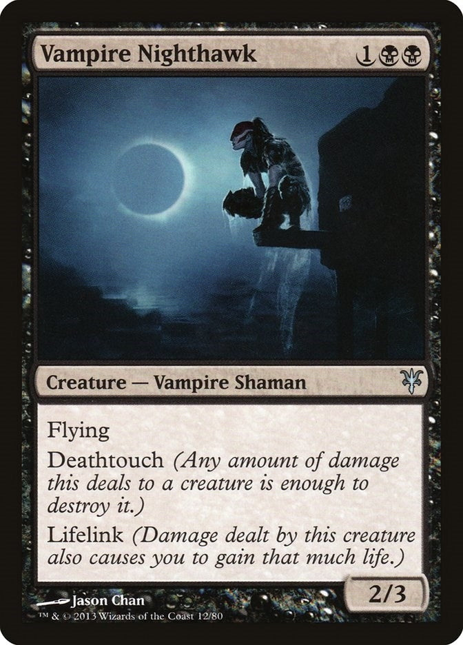 Image for Vampire Nighthawk (Duel Decks: Sorin vs. Tibalt) (12) - Magic: The Gathering
