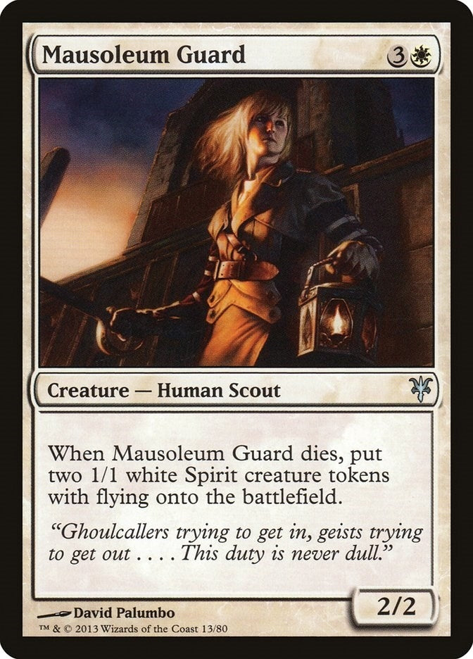 Image for Mausoleum Guard (Duel Decks: Sorin vs. Tibalt) (13) - Magic: The Gathering