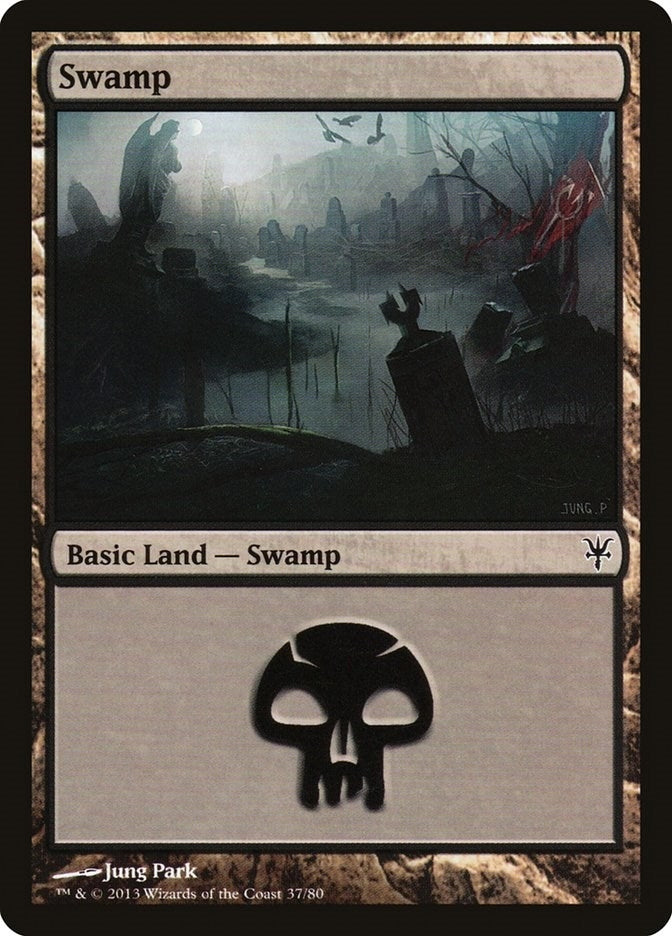 Image for Swamp (37) (Duel Decks: Sorin vs. Tibalt) (37) - Magic: The Gathering