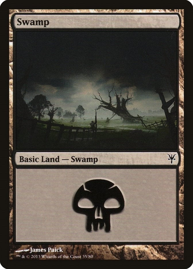 Image for Swamp (35) (Duel Decks: Sorin vs. Tibalt) (35) - Magic: The Gathering