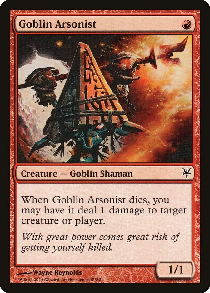 Image for Goblin Arsonist (Duel Decks: Sorin vs. Tibalt) (42) - Magic: The Gathering