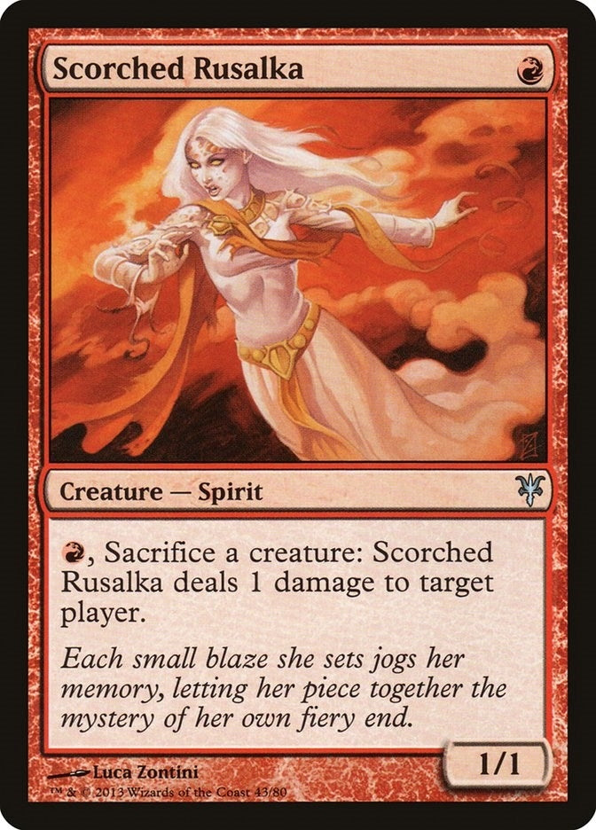 Image for Scorched Rusalka (Duel Decks: Sorin vs. Tibalt) (43) - Magic: The Gathering