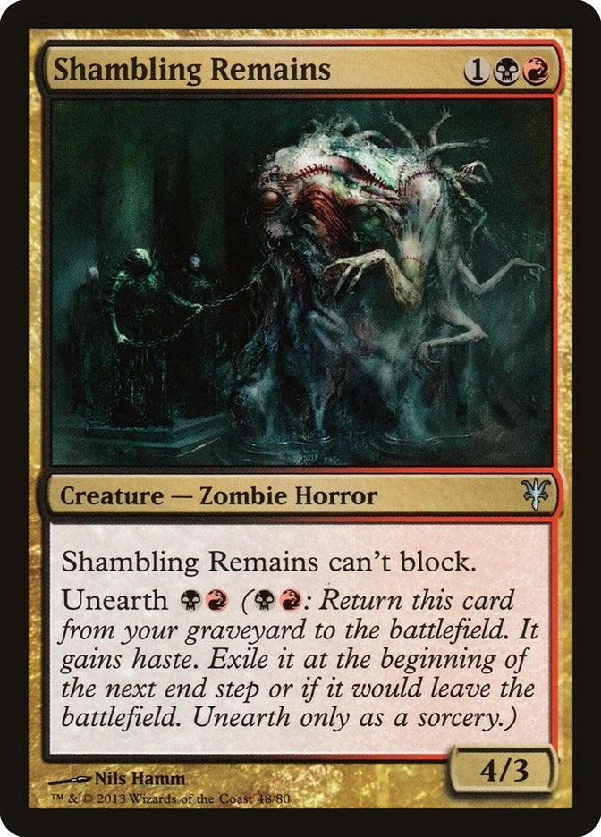 Image for Shambling Remains (Duel Decks: Sorin vs. Tibalt) (48) - Magic: The Gathering