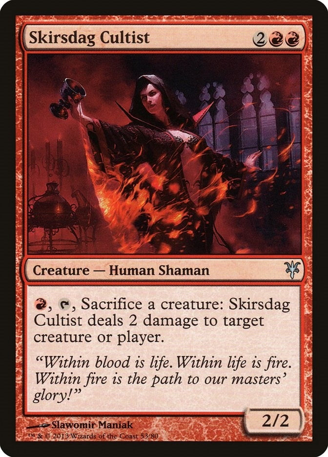 Image for Skirsdag Cultist (Duel Decks: Sorin vs. Tibalt) (53) - Magic: The Gathering