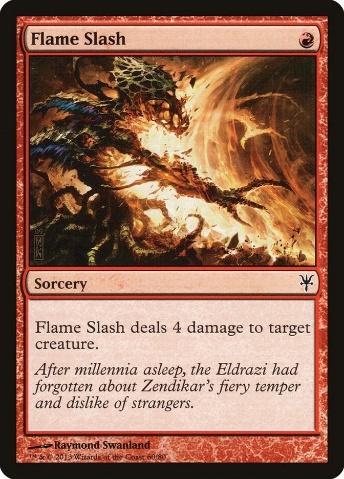 Image for Flame Slash (Duel Decks: Sorin vs. Tibalt) (60) - Magic: The Gathering