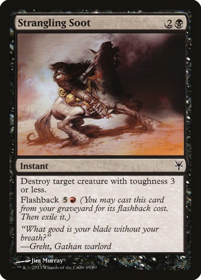 Image for Strangling Soot (Duel Decks: Sorin vs. Tibalt) (65) - Magic: The Gathering